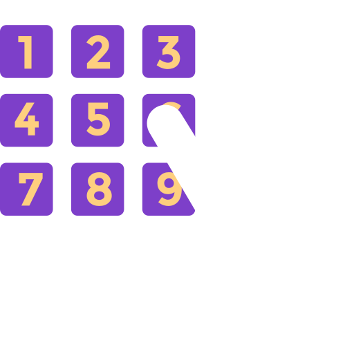 Icon of phone keypad (DTMF)