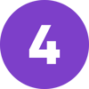Icon with number four