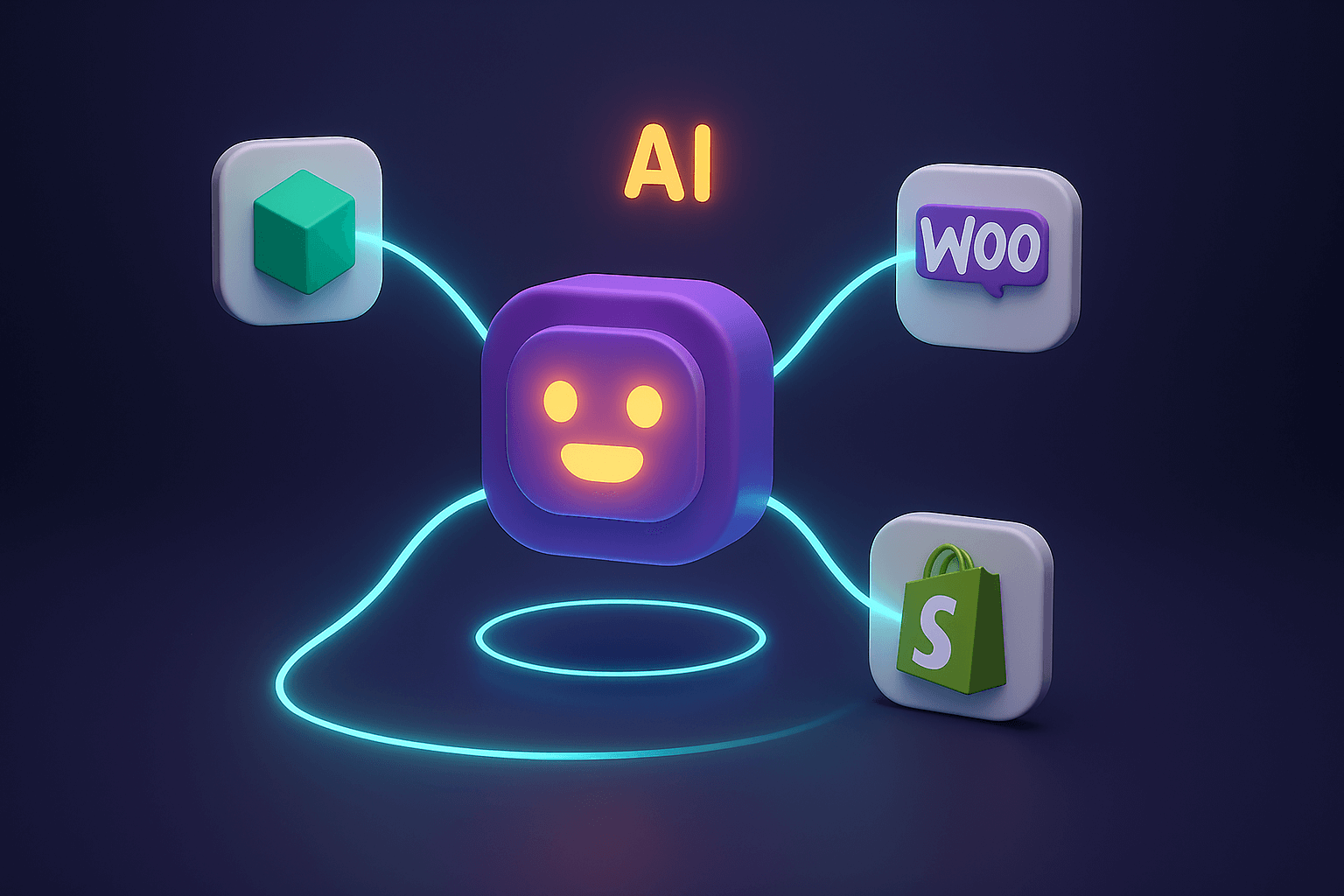 Connecting an AI chatbot with an e-shop